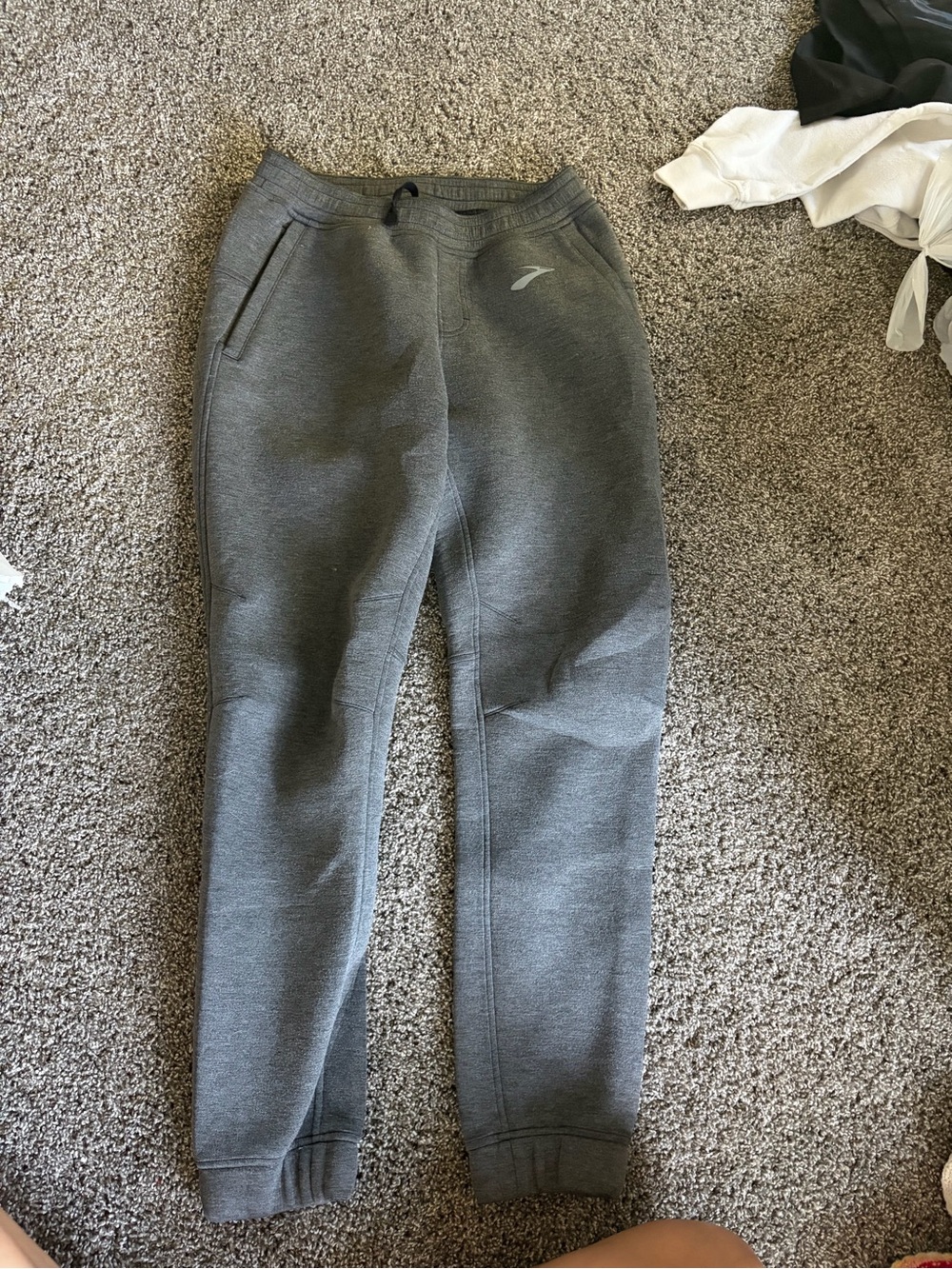 Brooks Charcoal Gray Men's/Women's Jogger Sweatpants with Logo